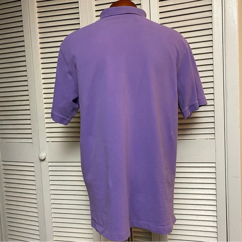 Vineyard Vines Size Large Classic Fit Purple Polo Cotton - Picture 4 of 6